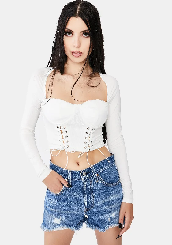 Women Clothing Gates To Heaven Crop Top