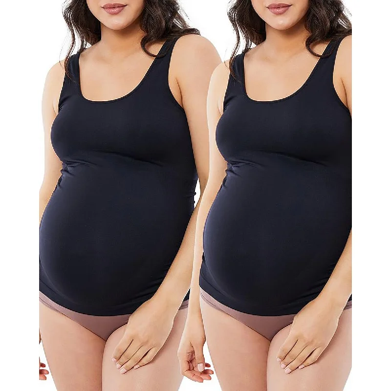 Current Trends Womens Maternity Camisole Tank Top