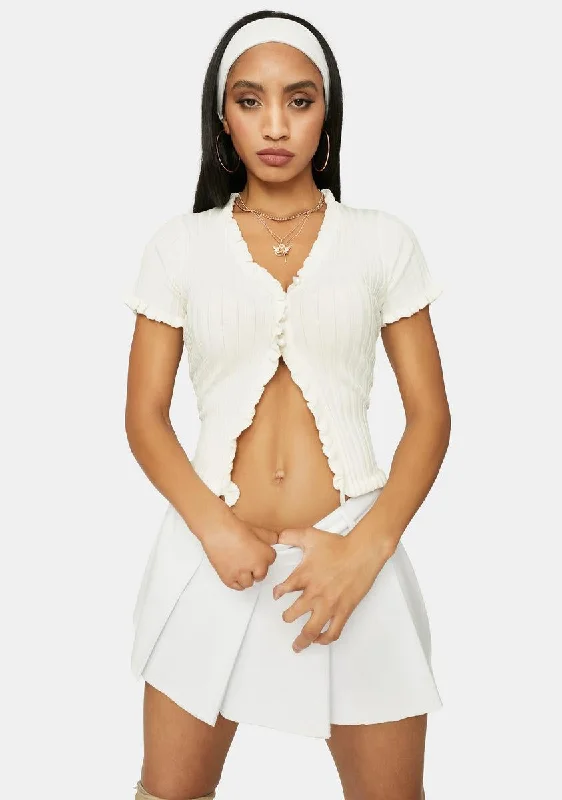 Women's Clothing Online Ivory Figure It Out Ribbed Cardigan