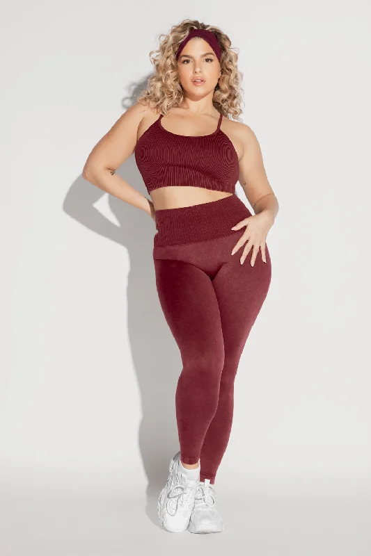 Women's Activewear Apparel Supersculpt™ Seamless Leggings - Garnet
