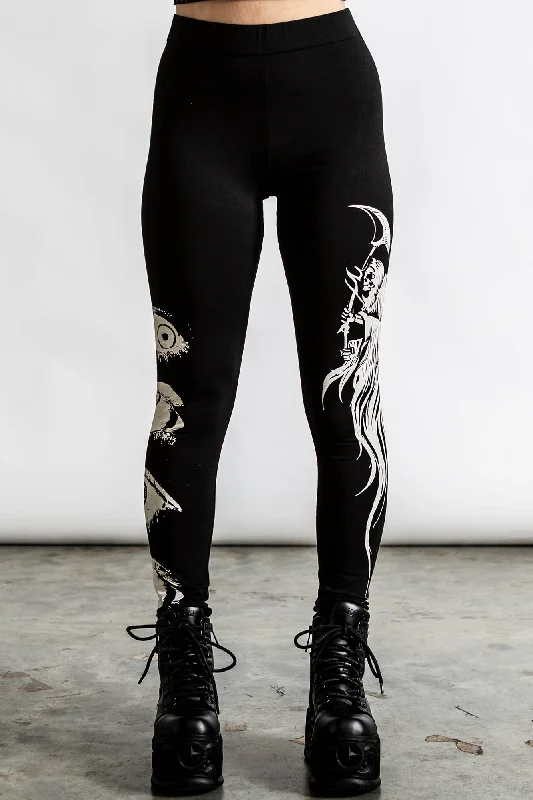 Vintage-Inspired Women's Apparel Insomnia Leggings