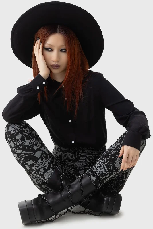 Timeless Women's Apparel Never Trust The Living Leggings