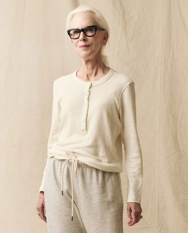 Fashion Sale The Recycled Rib Slim Henley. -- Snow