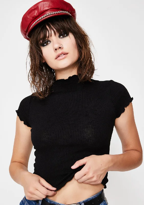 Women's Travel Apparel Onyx Above Average Crop Top