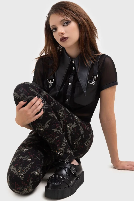 Charming Women's Holiday Apparel Gremlins After Midnight Leggings