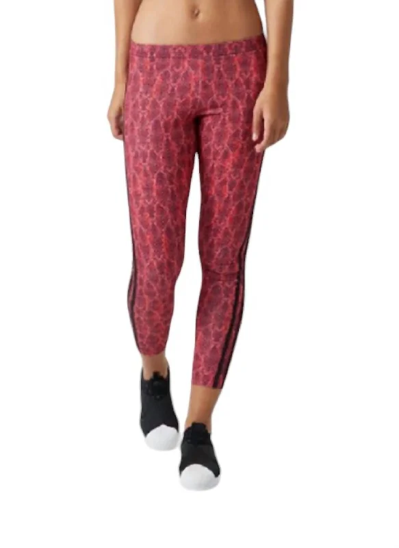 Women's Formal Clothes Women's Soccer Snake Print Tights In Multicolor