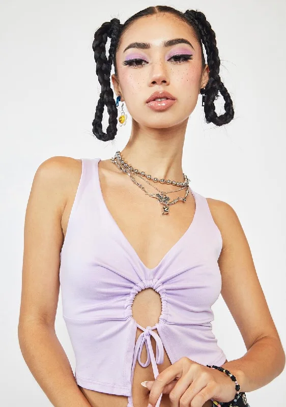 Big Sale Event All’s Fair Keyhole Crop Top