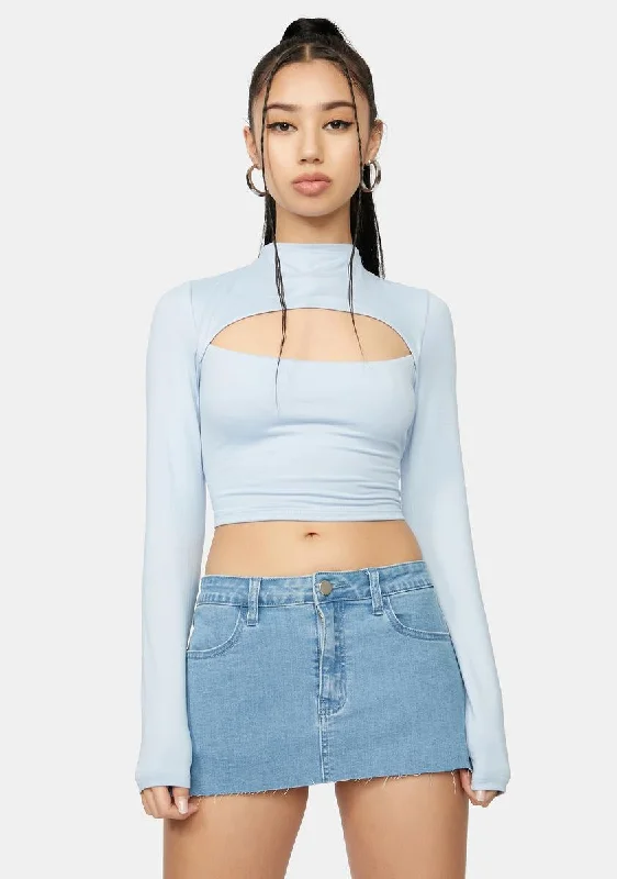 Relaxed Fashion Made For This Cut Out Crop Top