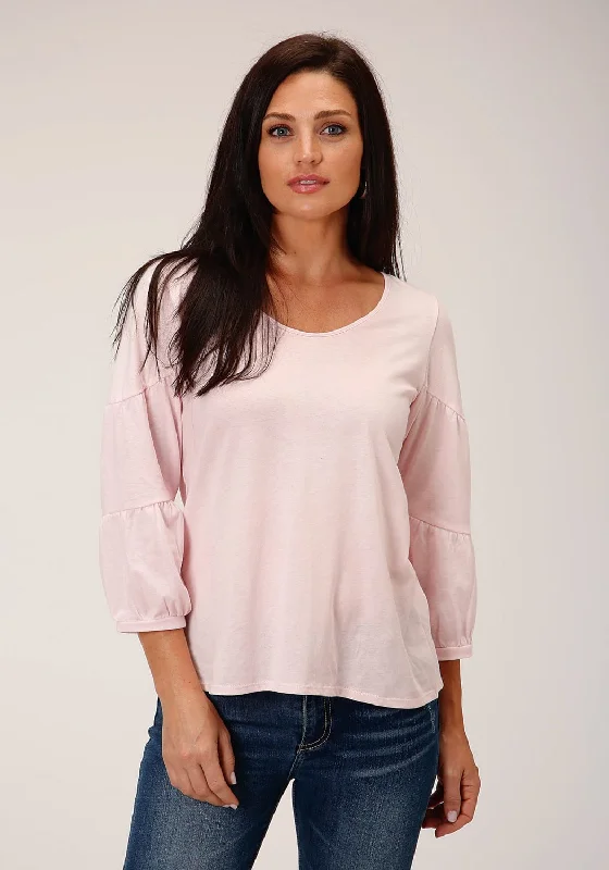 Women's Effortless Casual Outfit Stetson Womens Tiered Ruffle Pink Poly/Rayon S/S Tunic Women's Effortless Casual Outfit Stetson Womens Tiered Ruffle Pink Poly/Rayon S/S Tunic