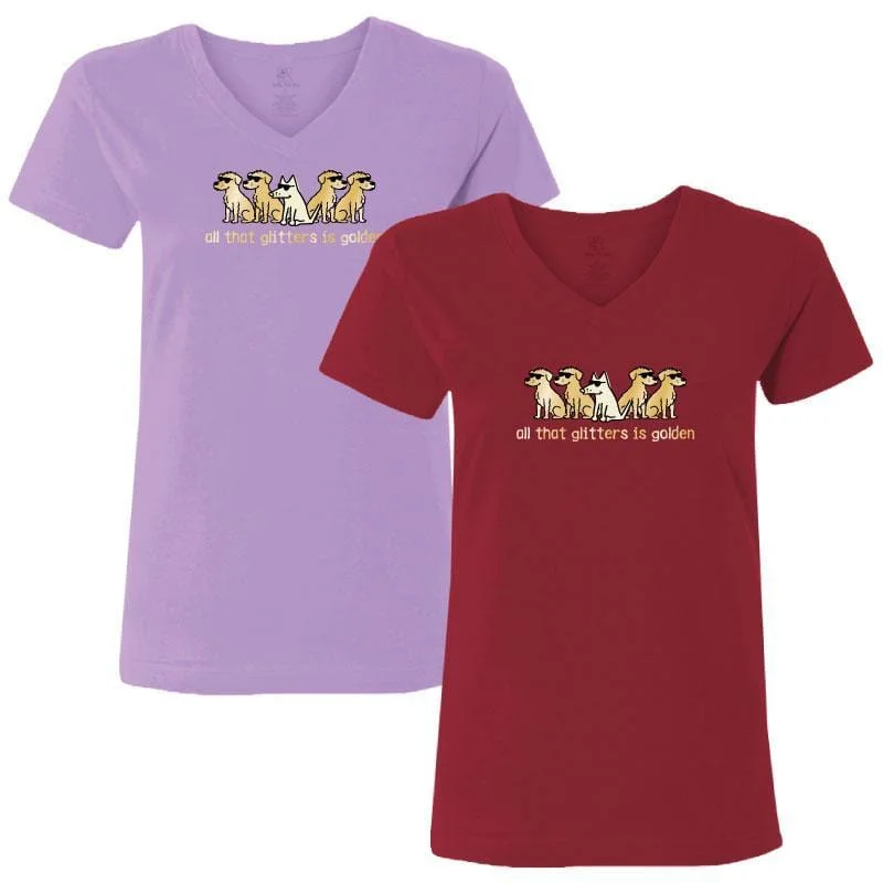 Women's Trendy Outfits All That Glitters Is Golden - T-Shirt Ladies V-Neck