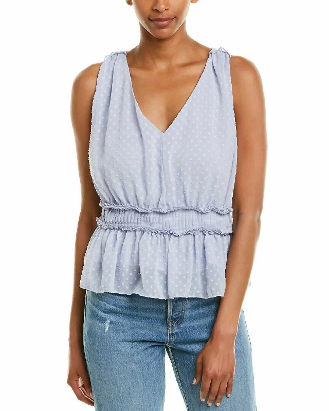 New Arrival Discounts Swiss Dot Tank Top In Purple