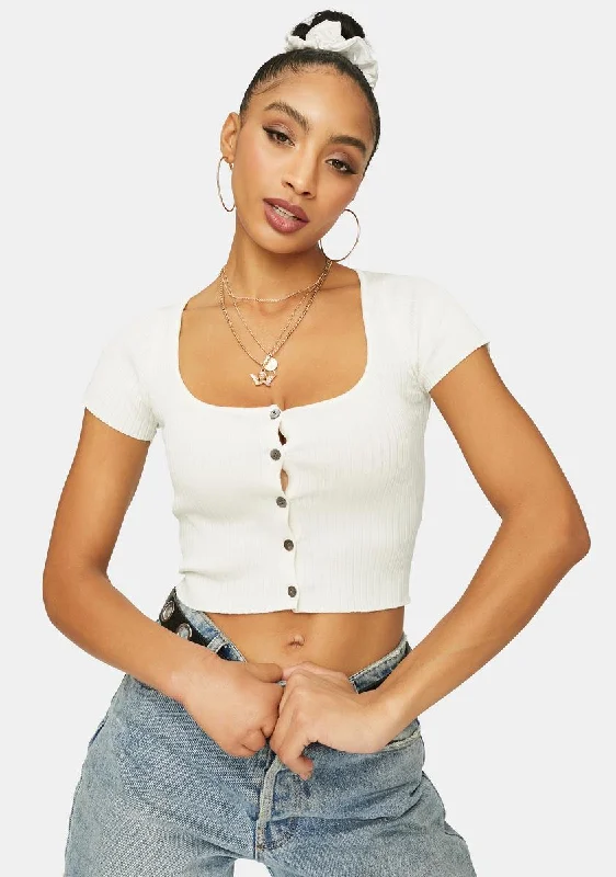 Chic Outfits Vanilla Make Your Choice Crop Top
