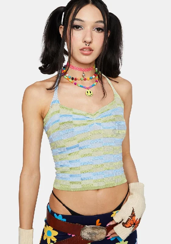 Relaxed Style New Hippie Girl Crop Top