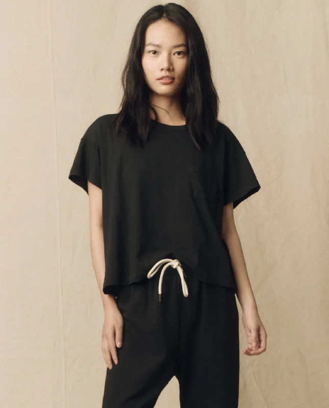 Women Online Clothing Boutiques The Pocket Tee. Solid -- Almost Black