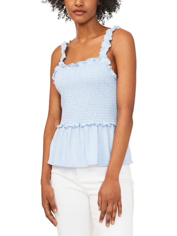 Luxury Fashion Womens Smocked Stretch Tank Top