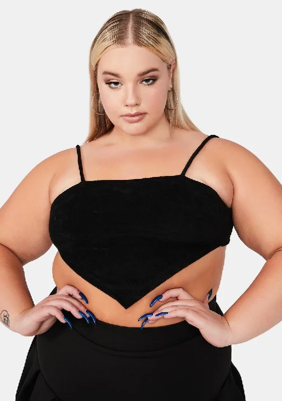 Women's Transitional Apparel Plus Not Playing Games Crop Top