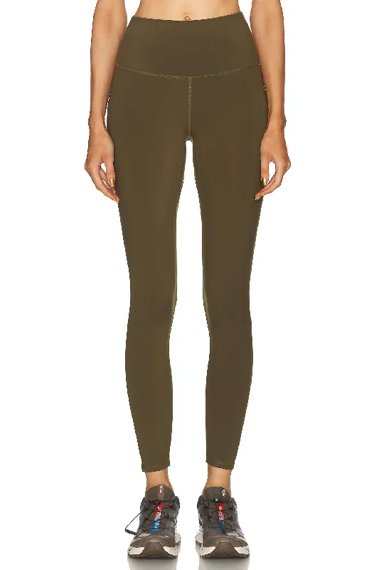 City Fashion Freesoft High Rise 25" Legging In Dark Olive