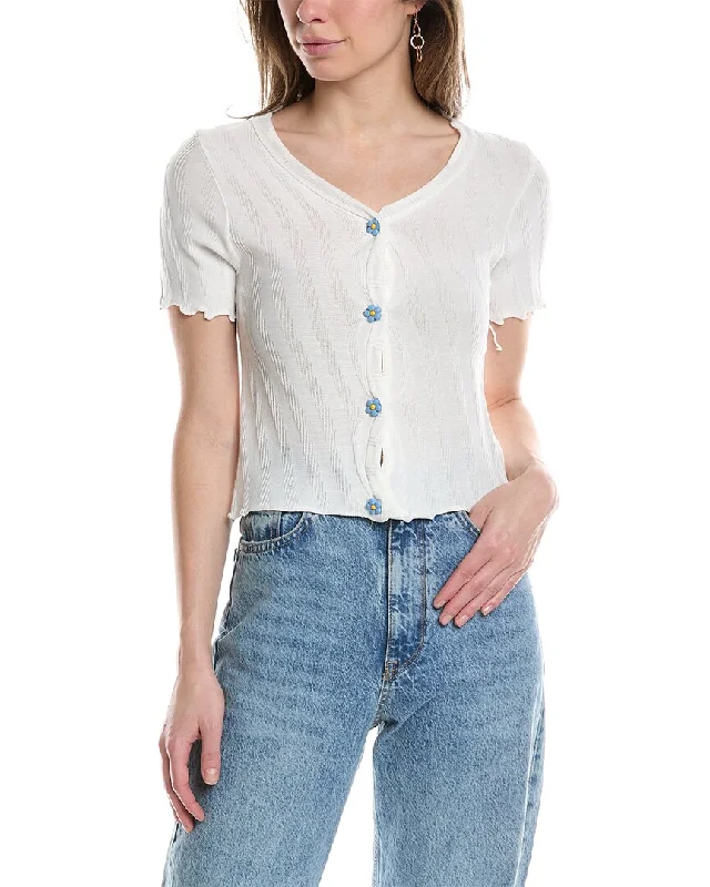 Trendy Online Boutiques 70/21 Textured Crop Top