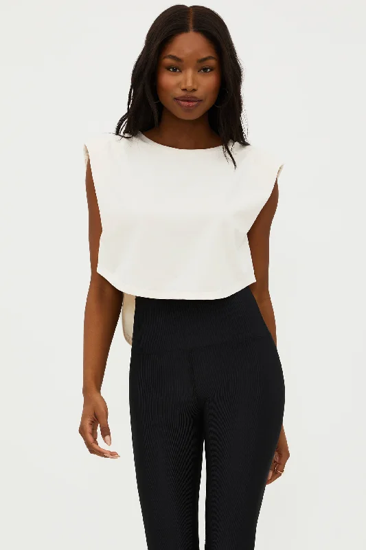 Elegant Fashion Dunes Tee Off White