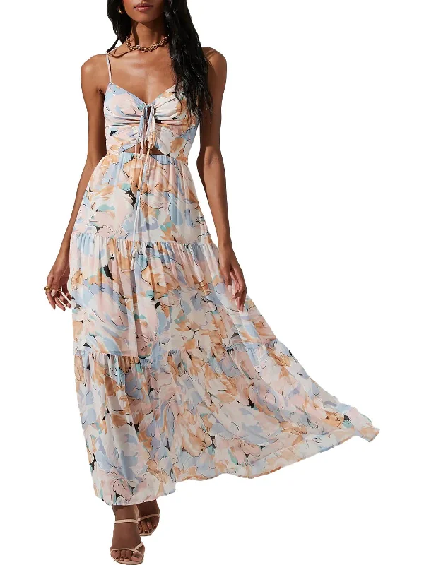 Women's Vintage-Inspired Outfit Brandy Womens Beach Maxi Sundress