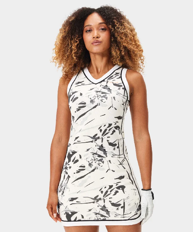 Trendy Street Style Ava Mono Floral Range Dress