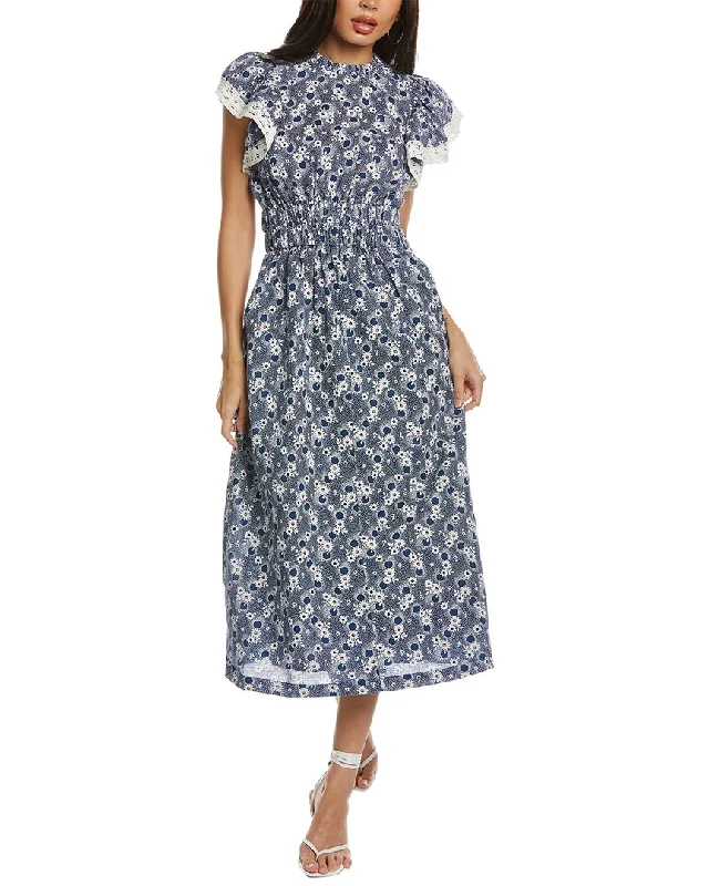 Women's Romantic Outfit SEA NY Josefine Dress