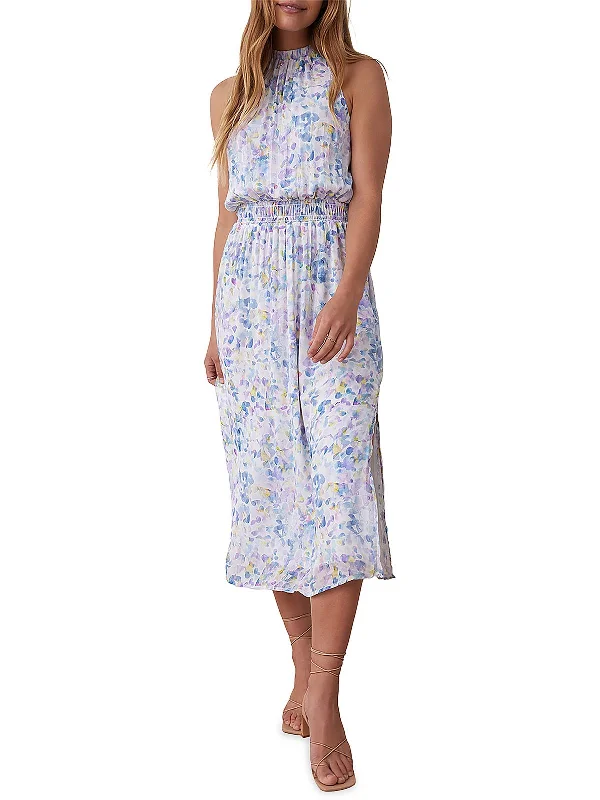 Daring Fashion Promotions Womens Floral Smocked Sundress
