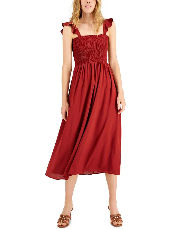 Flash Sale On Women's Apparel – Grab Your Favorites Today Womens Smocked Ruffled Sundress