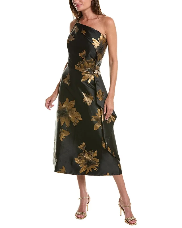 Trend Forward Threads Teri Jon by Rickie Freeman Jacquard Cocktail Dress
