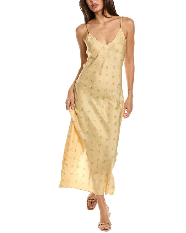 First Order Discount FRAME Denim V-Neck Silk Cami Dress