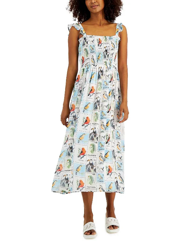 Style Without Limits Womens Smocked Long Sundress
