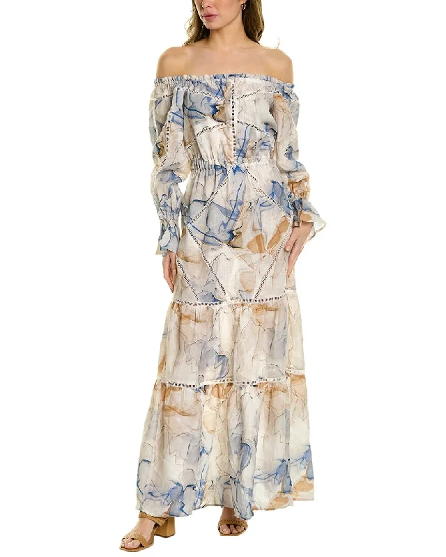 Women's Transitional Clothes Moeva Jealine Linen Cover-Up Dress