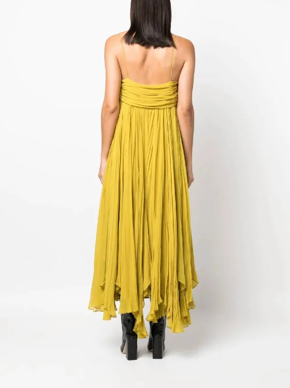 Affordable Fashion for Women Lally Dress In Chartreuse