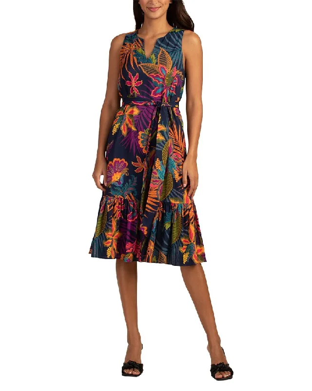 Women's Plus-Size Attire Trina Turk Underwater Dress