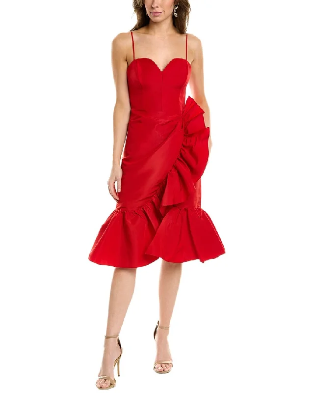 Modern Women's Clothes Carolina Herrera Sweetheart Silk Cocktail Dress