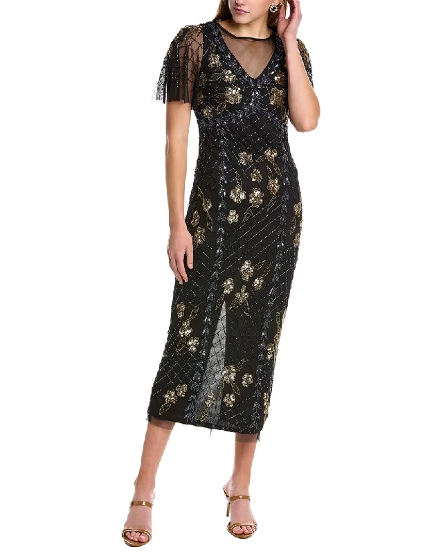 Chic & Cozy Collection Adrianna Papell Slim Column Dress