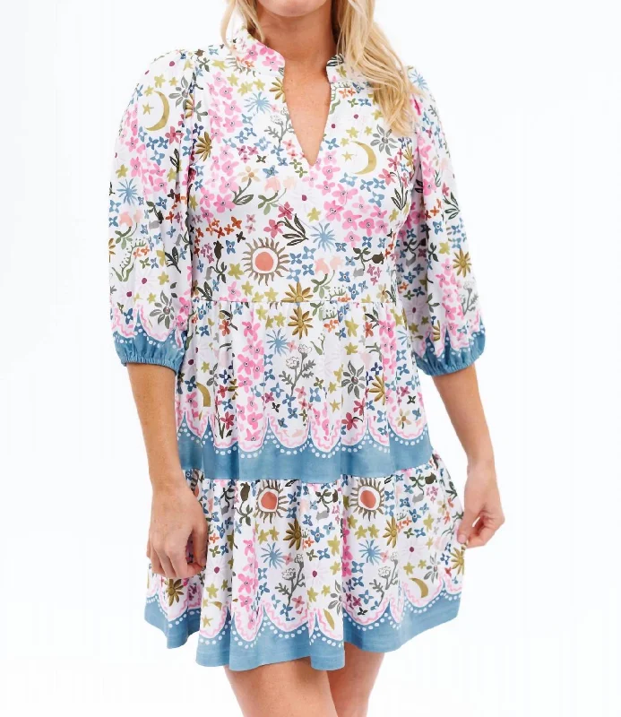 Trend Forward Threads For Her Tory Tunic Dress In La Lune