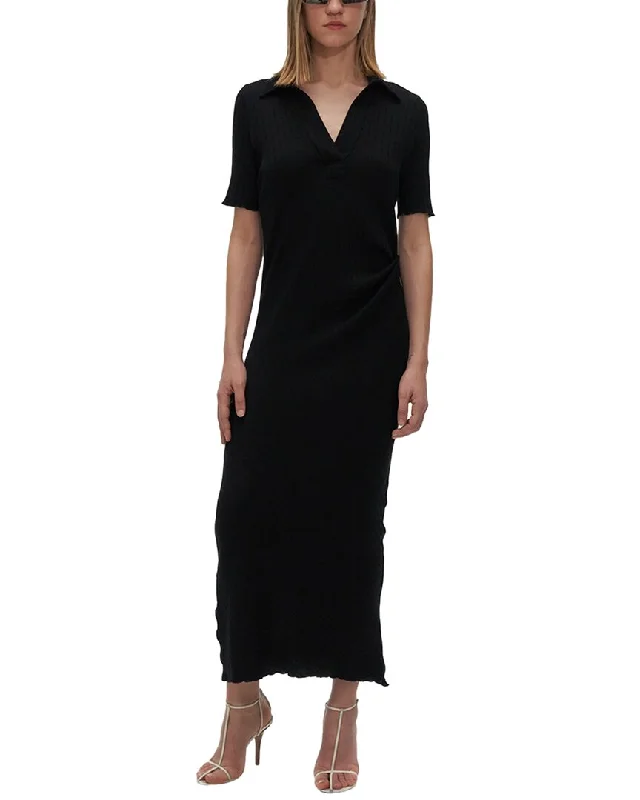 Stylish Dresses for Women Helmut Lang Relaxed Fit Polo Dress