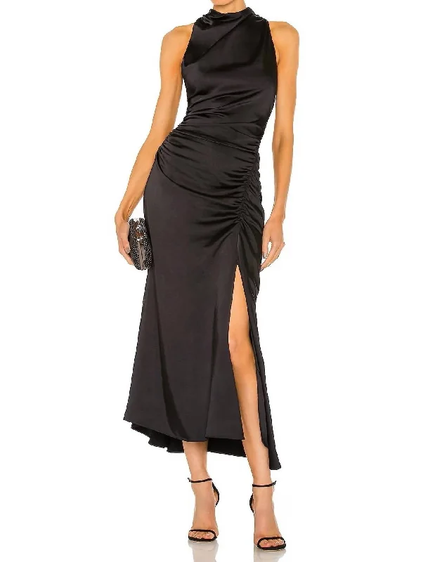 Online Impressions Boutique Inez Dress In Blk