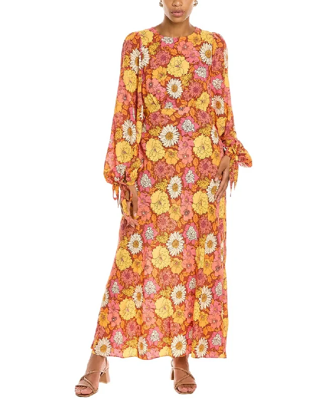 Affordable Online Boutiques Ted Baker Printed Midaxi Dress