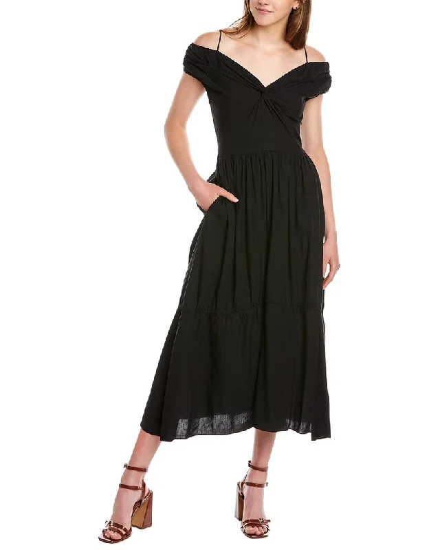 Affordable Online Boutique Vince Off-Shoulder Twist Dress
