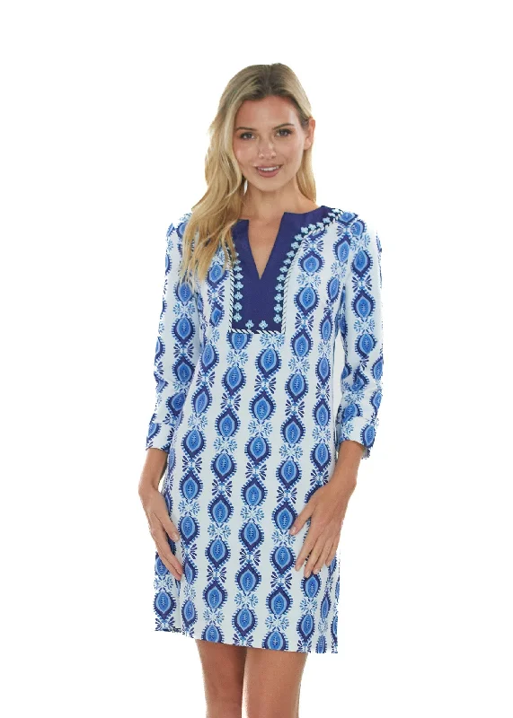 Limited Stock – Get Yours Before It's Gone San Sebastian Embroidered Tunic Dress