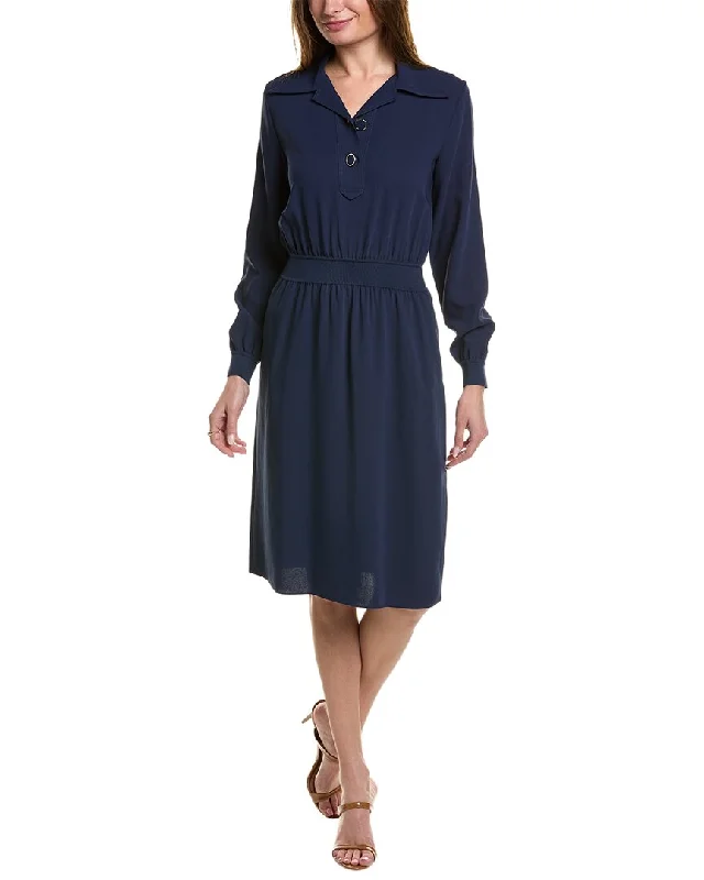 Clothing Sales Lafayette 148 New York Gathered Waist Dress