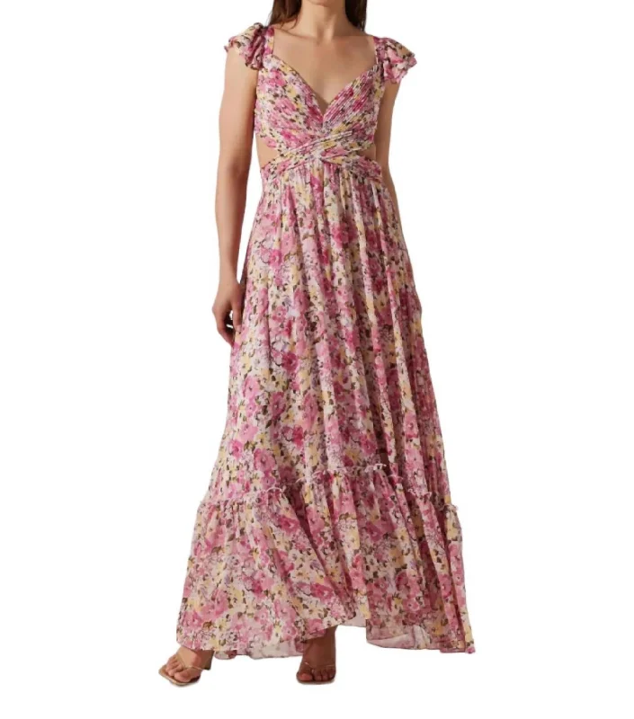 Mega Sale Primrose Dress In Pink Floral