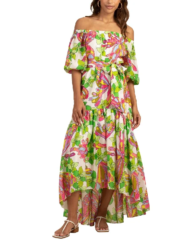 Spring Fling Sale Trina Turk Eye Popping Silk Dress