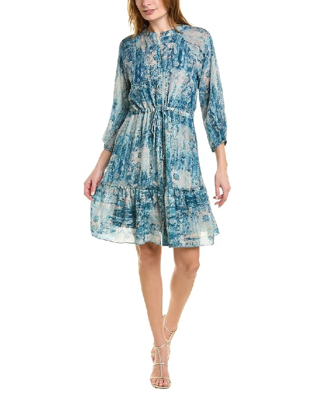 Casual Apparel For Women Johnny Was Santorini Button Down Silk Dress