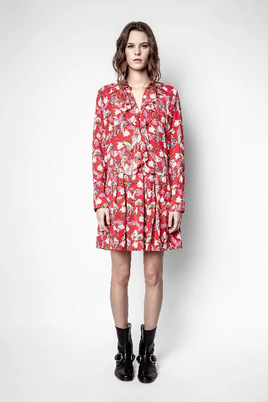 Modern Glamour Ruska Cdc Paisley Psyche Dress