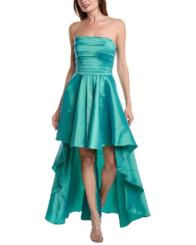 Casual Chic Rene Ruiz Taffeta High-Low Cocktail Dress