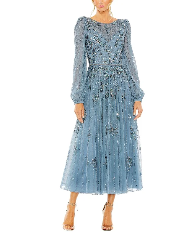 Flowy Fabric Mac Duggal Cocktail Dress