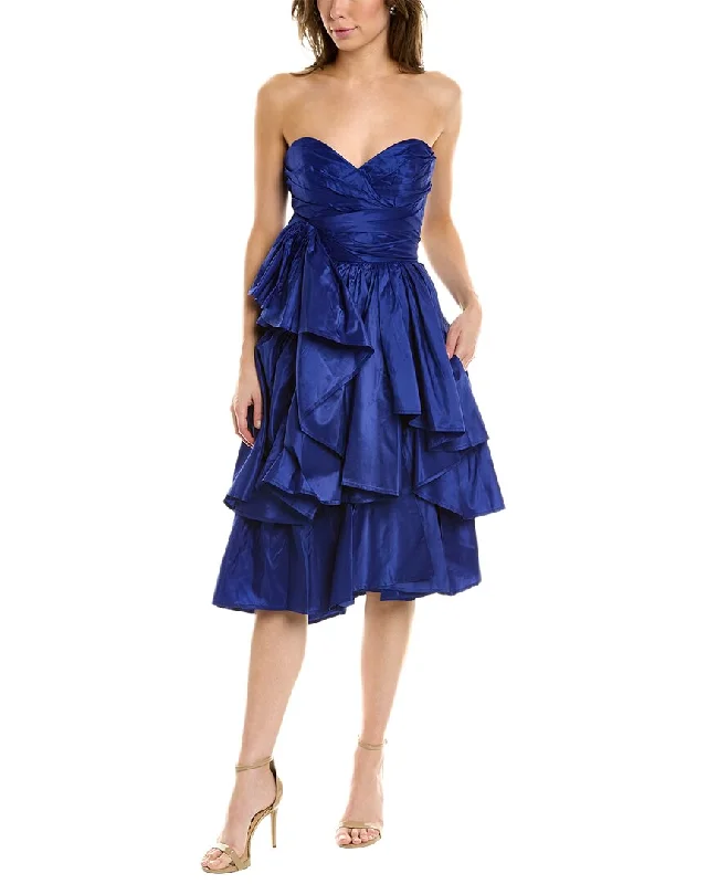 Clothing Sales Carolina Herrera Sweetheart Silk Cocktail Dress